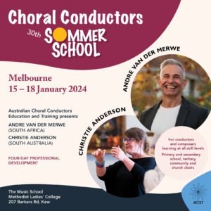 accet choral conductors summer school